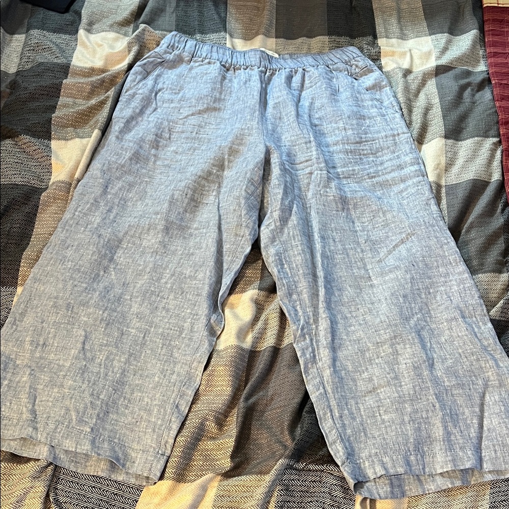 Cynthia Rowley Chambray Linen Pants